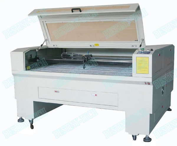 Clothe seal cutting DT-1610 CCD 100W CNC CO2 seal laser cutting machine with scan camera