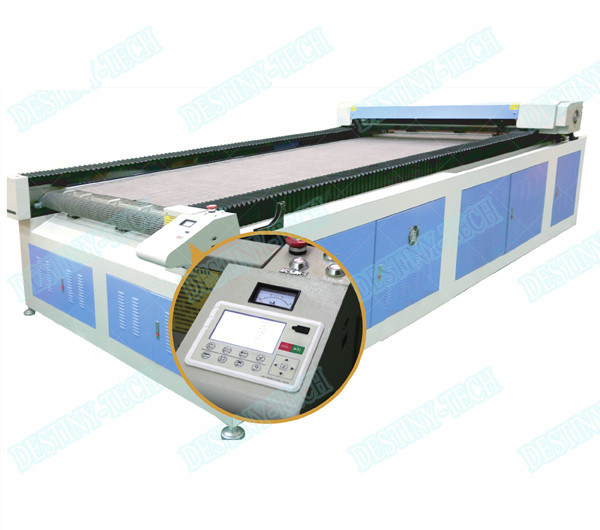 Fabric cutting DT-1630 safa fabric special auto-feed fabric CO2 laser cutting machine
